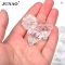 JUNAO 10x30mm Clear Teardrop Sew On Rhinestones Garland