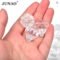 JUNAO 10x30mm Clear Teardrop Sew On Rhinestones Garland