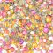 JUNAO 1400pcs Mix Size Clear Silver Rhinestones Flatback