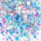 JUNAO 1400pcs Mix Size Clear Silver Rhinestones Flatback