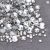 JUNAO 1400pcs Mix Size Clear Silver Rhinestones Flatback