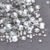 JUNAO 1400pcs Mix Size Clear Silver Rhinestones Flatback