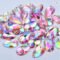JUNAO Green AB Teardrop Sewing Rhinestones
