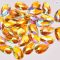 JUNAO Green AB Teardrop Sewing Rhinestones