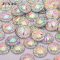 JUNAO Large Crystal AB Rhinestone Applique Stones