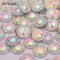 JUNAO Large Crystal AB Rhinestone Applique Stones