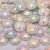 JUNAO Large Crystal AB Rhinestone Applique Stones