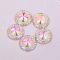 JUNAO Large Crystal AB Rhinestone Applique Stones