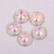 JUNAO Large Crystal AB Rhinestone Applique Stones