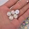 JUNAO Large Crystal AB Rhinestone Applique Stones