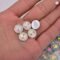 JUNAO Large Crystal AB Rhinestone Applique Stones