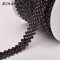 JUNAO SS16 Black Glass Rhinestone Cup Chain 1 Yard