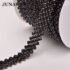 10 Yards Crystal AB Rhinestone Close Chain Silver Trim