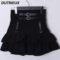 Japanese Mine High-Waist Ruffle Mini Skirt