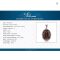 JewelryPalace 8ct Natural Smoky Quartz 925 Silver Pendant