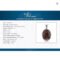 JewelryPalace 8ct Natural Smoky Quartz 925 Silver Pendant