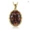 JewelryPalace 8ct Natural Smoky Quartz 925 Silver Pendant