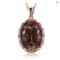 JewelryPalace 8ct Natural Smoky Quartz 925 Silver Pendant