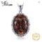 JewelryPalace 8ct Natural Smoky Quartz 925 Silver Pendant