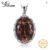 JewelryPalace 8ct Natural Smoky Quartz 925 Silver Pendant