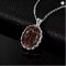 JewelryPalace 8ct Natural Smoky Quartz 925 Silver Pendant