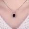 JewelryPalace 8ct Natural Smoky Quartz 925 Silver Pendant