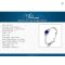 JewelryPalace Blue Sapphire 925 Silver 3 Stone Ring
