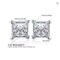 JewelryPalace Moissanite 0.8ct Princess Cut S925 Stud Earrings