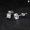 JewelryPalace Moissanite 0.8ct Princess Cut S925 Stud Earrings