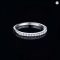 JewelryPalace Moissanite Half Eternity Ring
