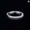 JewelryPalace Moissanite Half Eternity Ring