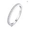 JewelryPalace Moissanite Half Eternity Ring