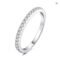 JewelryPalace Moissanite Half Eternity Ring
