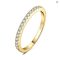 JewelryPalace Moissanite Half Eternity Ring