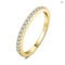JewelryPalace Moissanite Half Eternity Ring