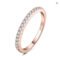 JewelryPalace Moissanite Half Eternity Ring