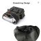 KCE Fashion Waterproof 26L Drawstring Laptop Backpack