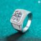 KNOBSPIN 5ct D Color Moissanite Eternity Ring