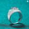 KNOBSPIN 5ct D Color Moissanite Eternity Ring