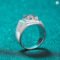 KNOBSPIN 5ct D Color Moissanite Eternity Ring
