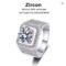KNOBSPIN 5ct D Color Moissanite Eternity Ring