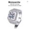 KNOBSPIN 5ct D Color Moissanite Eternity Ring