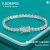 KNOBSPIN D VVS1 Round Moissanite Tennis Bracelet