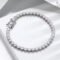 KNOBSPIN D VVS1 Round Moissanite Tennis Bracelet
