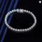 KNOBSPIN D VVS1 Round Moissanite Tennis Bracelet
