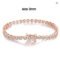 KNOBSPIN D VVS1 Round Moissanite Tennis Bracelet