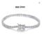 KNOBSPIN D VVS1 Round Moissanite Tennis Bracelet