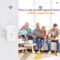 Kebidumei 1200Mbps Dual-Band WiFi Repeater & Extender