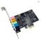 Kebidumei 5.1 PCIe Surround Sound Card with CMI8738 Chip