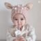 Kids’ Christmas Elk Ear-Protection Knitted Winter Beanie Hat